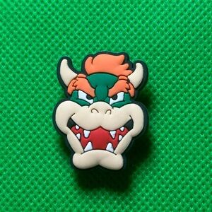 🌼 (5/$10 or 10/$15) NEW Super Mario Brothers Croc Charm King Kuppa